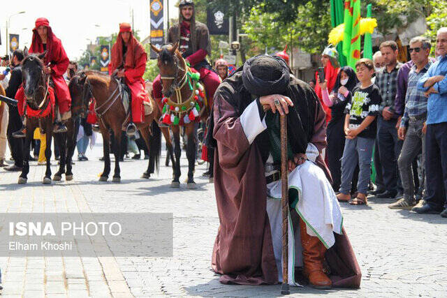 حرکت نمادین کاروان سیدالشهدا (ع) در زنجان