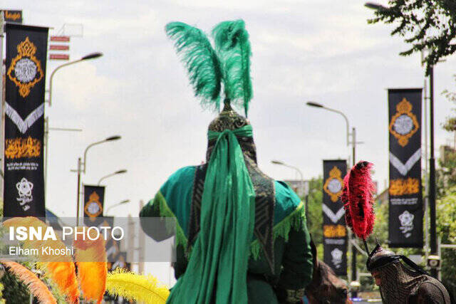 حرکت نمادین کاروان سیدالشهدا (ع) در زنجان