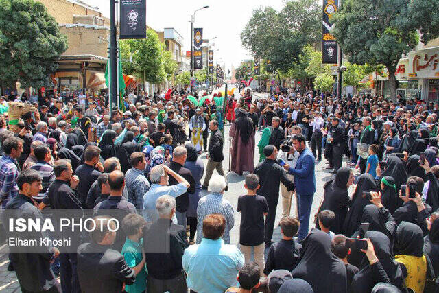 حرکت نمادین کاروان سیدالشهدا (ع) در زنجان