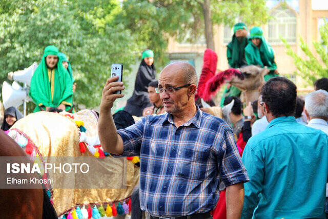 حرکت نمادین کاروان سیدالشهدا (ع) در زنجان