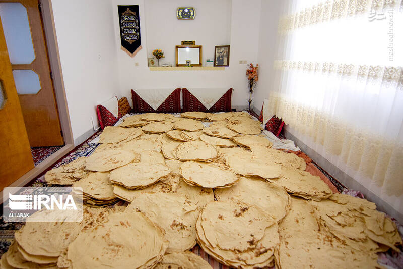 عکس/ نان؛ نذر حسین (ع)