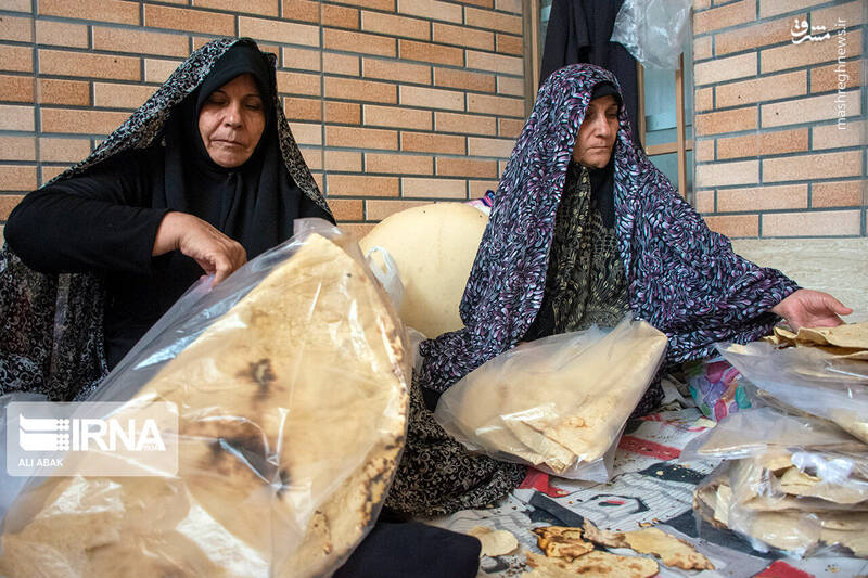 عکس/ نان؛ نذر حسین (ع)