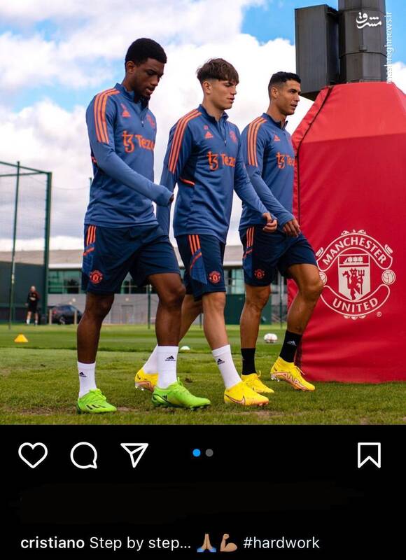 رونالدو در منچستر ماندنی شد؟+ عکس