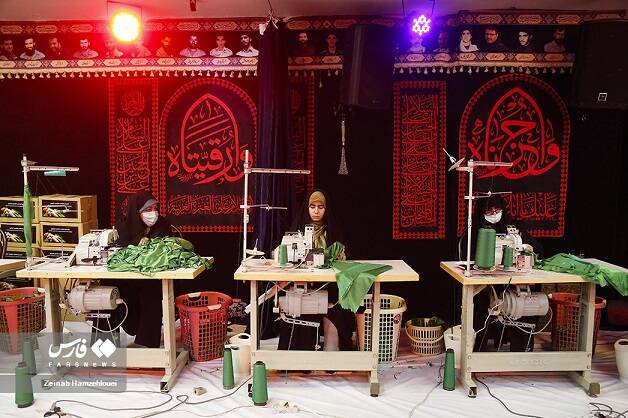 عزاداری مادرانه برای نوزاد کربلا