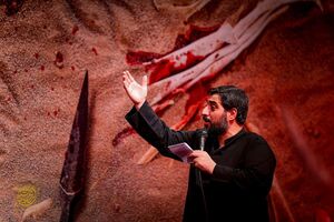 صوت/ شب هشتم محرم با نوای سیدمجید بنیفاطمه سید مجید بنی فاطمه ریحانه الحسین