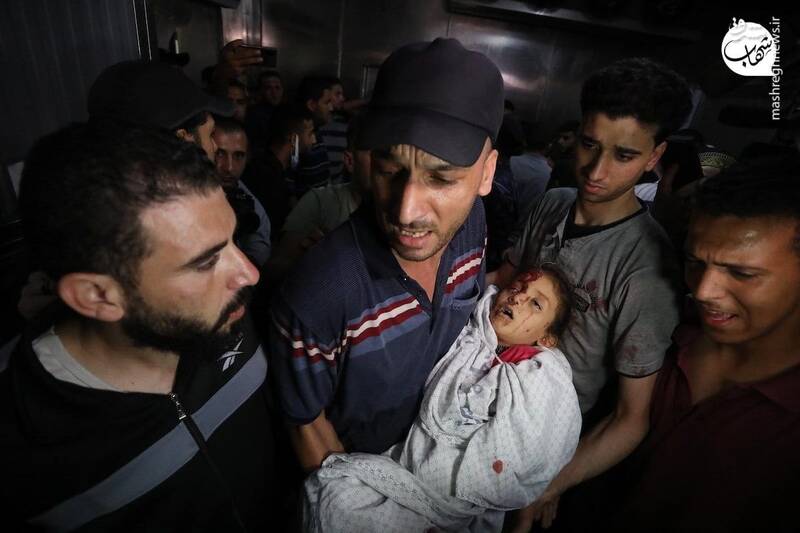۱۰ شهید و ۵۵ مجروح نتیجه حملات به نوار غزه