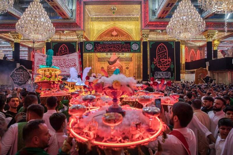 عکس/ کربلا مملو از عزاداران حسینی