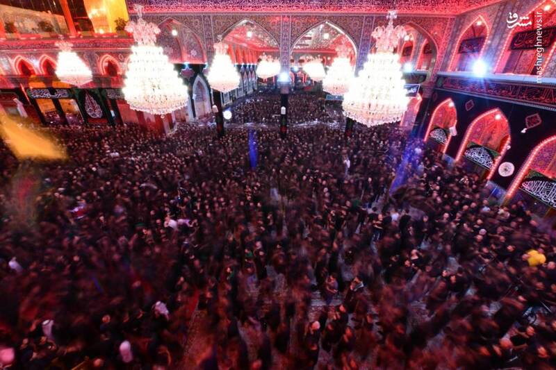 عکس/ کربلا مملو از عزاداران حسینی