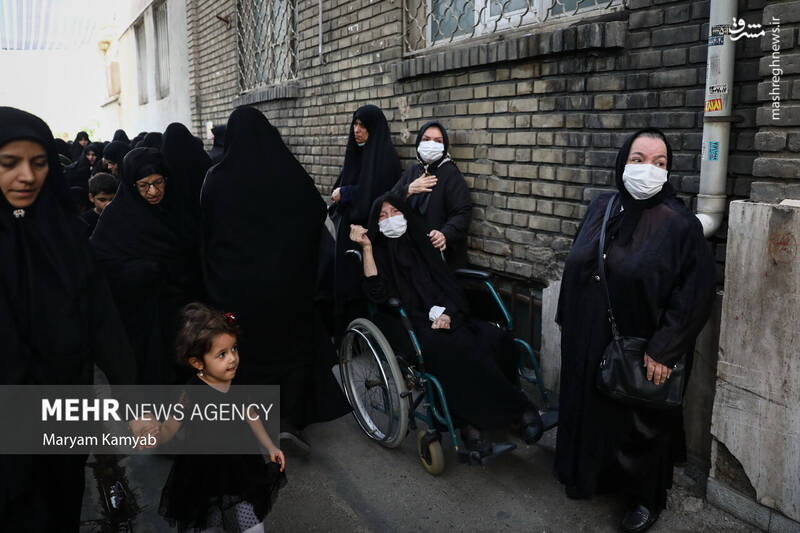 عکس/ عزاداری تاسوعای حسینی در خانه سیدها