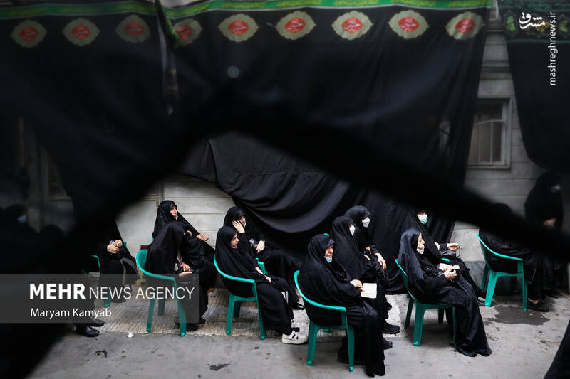 عکس/ عزاداری تاسوعای حسینی در خانه سیدها