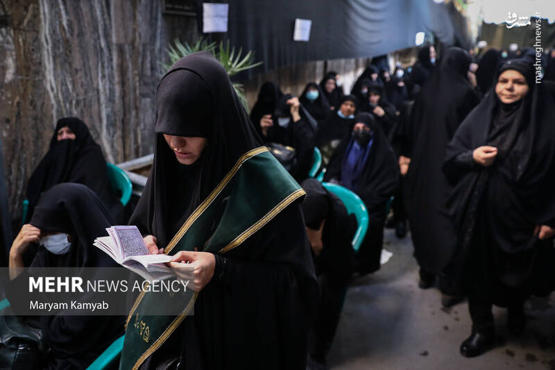 عکس/ عزاداری تاسوعای حسینی در خانه سیدها