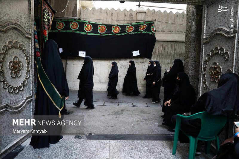 عکس/ عزاداری تاسوعای حسینی در خانه سیدها