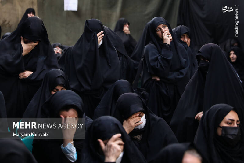 عکس/ عزاداری تاسوعای حسینی در خانه سیدها