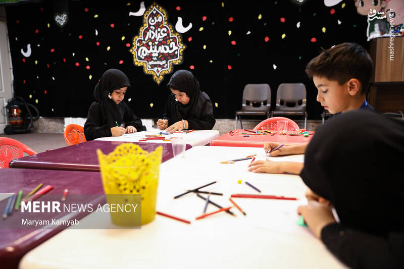 عکس/ عزاداری تاسوعای حسینی در خانه سیدها