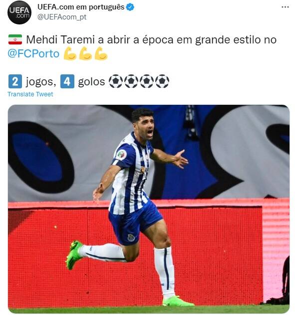 ستاره ایرانی یوفا را به وجد آورد +عکس