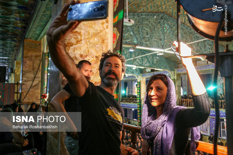 عکس/ حضور گردشگران خارجی در آیینهای محرم یزد