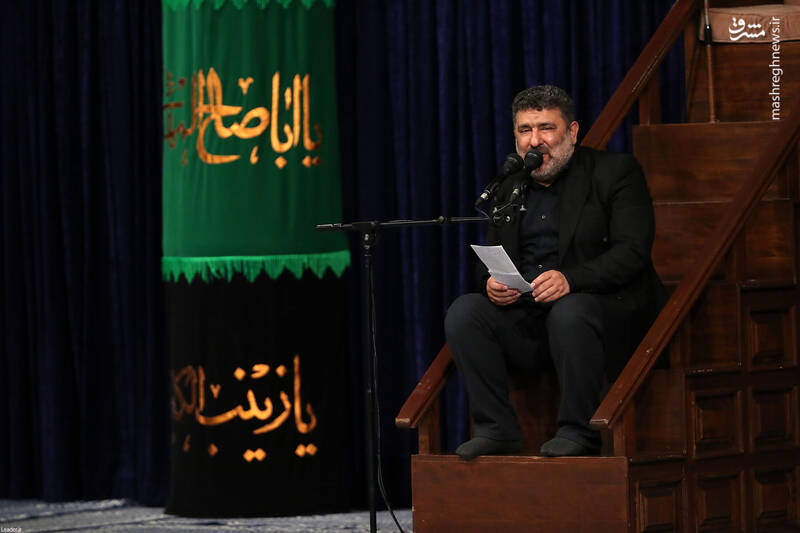 عکس / عزاداری شب شهادت امام سجاد (ع) با حضور رهبر انقلاب 13