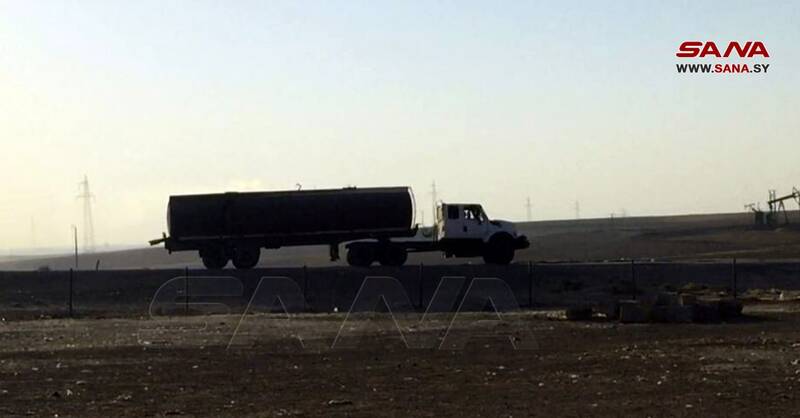 تداوم نفت دزدی آمریکا در سوریه+عکس