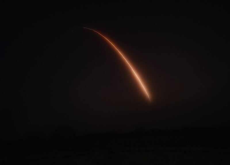 آمریکا موشک قارهپیما آزمایش کرد+عکس