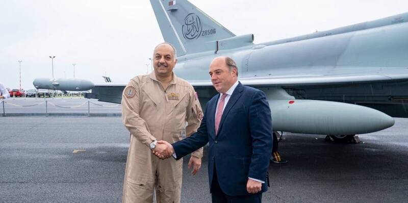 تحویل اولین جنگنده تایفون به قطر+عکس