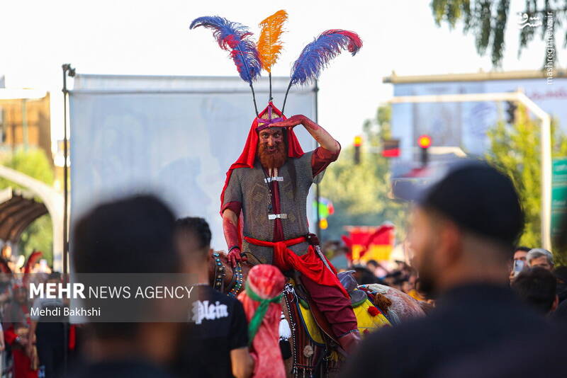 عکس/ کاروان نمادین اسرای کربلا در قم