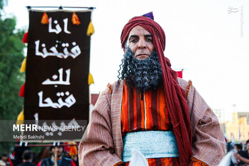 عکس/ کاروان نمادین اسرای کربلا در قم