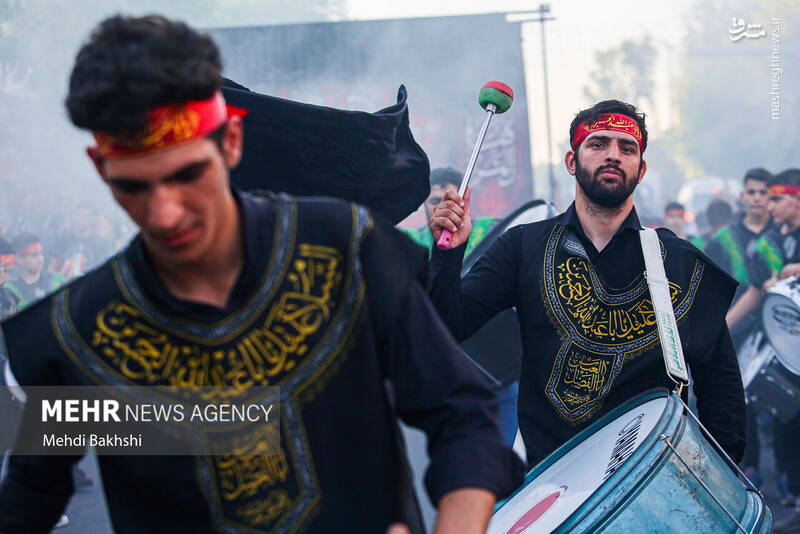 عکس/ کاروان نمادین اسرای کربلا در قم