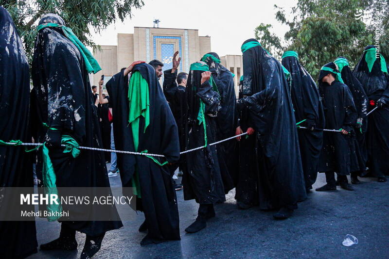 عکس/ کاروان نمادین اسرای کربلا در قم