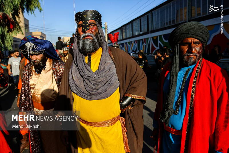عکس/ کاروان نمادین اسرای کربلا در قم