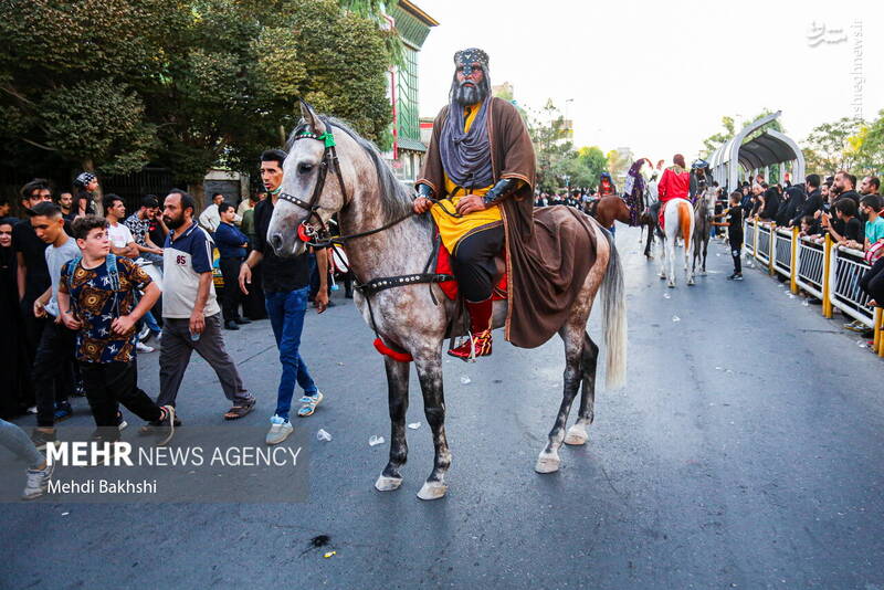عکس/ کاروان نمادین اسرای کربلا در قم