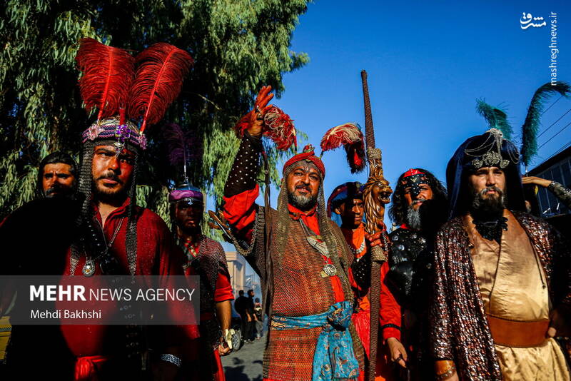 عکس/ کاروان نمادین اسرای کربلا در قم