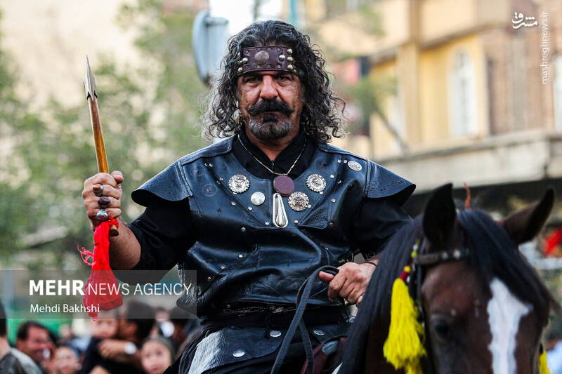 عکس/ کاروان نمادین اسرای کربلا در قم