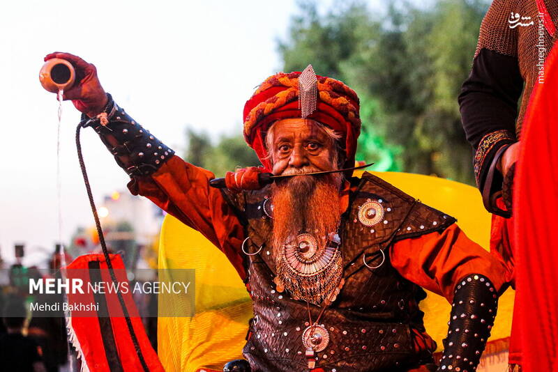 عکس/ کاروان نمادین اسرای کربلا در قم