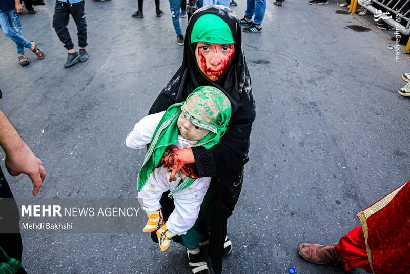 عکس/ کاروان نمادین اسرای کربلا در قم