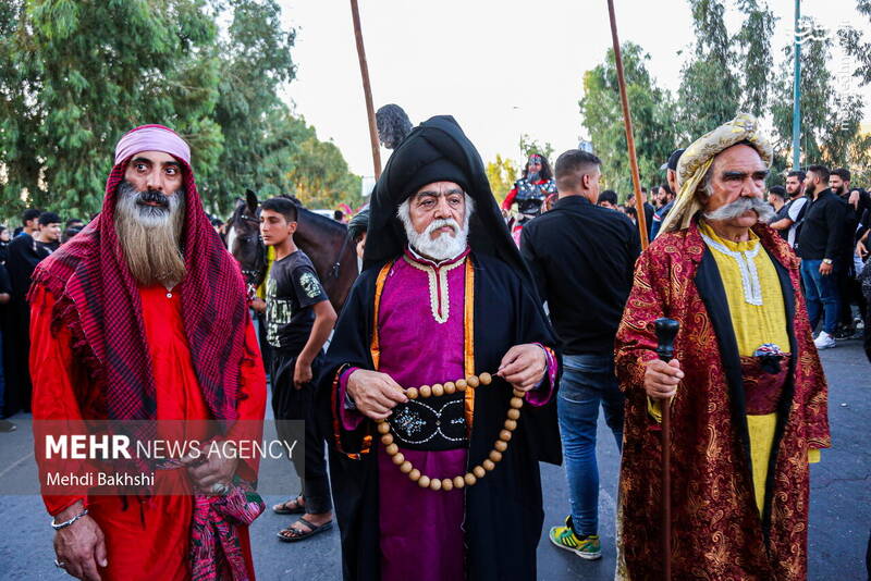 عکس/ کاروان نمادین اسرای کربلا در قم