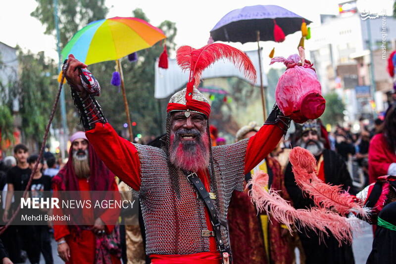 عکس/ کاروان نمادین اسرای کربلا در قم