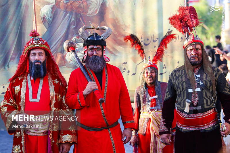 عکس/ کاروان نمادین اسرای کربلا در قم