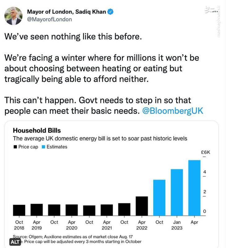 صادق خان، شهردار لندن:ما قبلا چنین چیزی ندیده بودیم