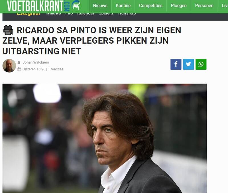 تحلیل رسانه بلژیکی از رفتار نامتعارف ساپینتو +عکس