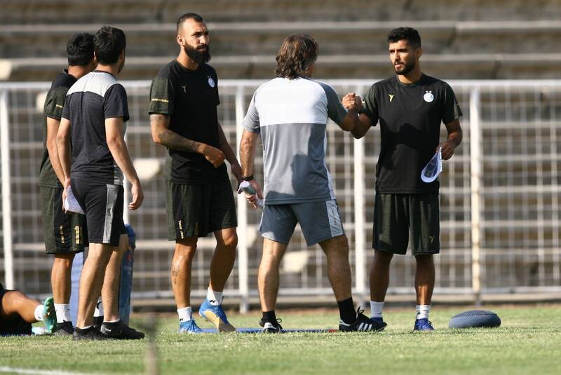 رضایی در کنار شاگردان ساپینتو تمرین کرد/غیبت مطهری و شماره جدید برای مدافع استقلال +عکس