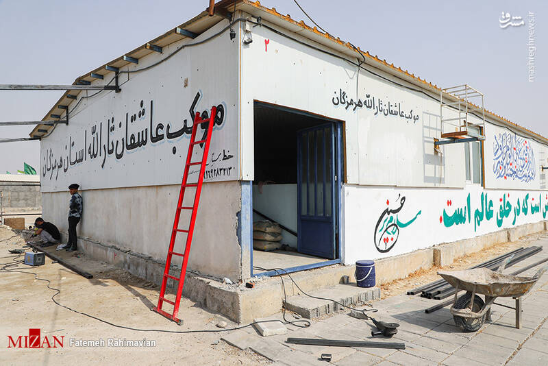 عکس/ استقبال از اربعین در مرز شلمچه