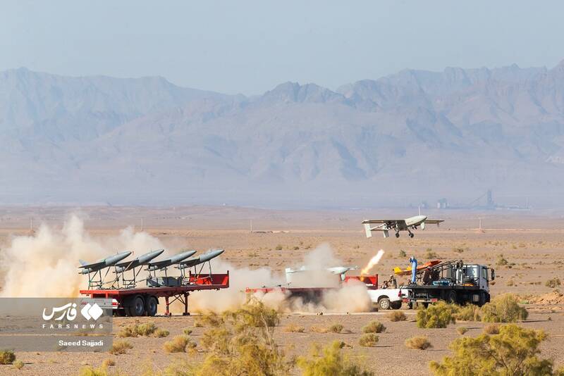 قدرتنمایی پرندههای ایرانی در آسمان / چرا ارتش رزمایش پهپادی برگزار کرد؟ 19