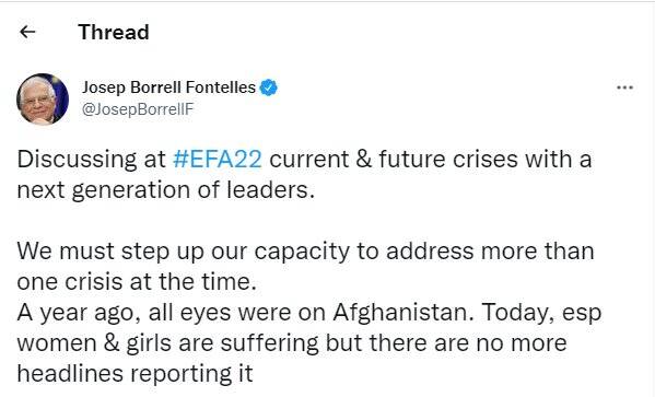 دیدگاه «جوزف بورل» درباره بحرانهای سه گانه اتحادیه اروپا