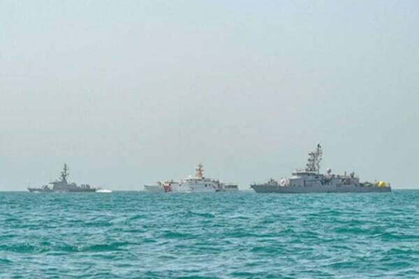 تمرین نظامی مشترک میان نیروی دریایی کویت، عراق و ناوگان پنجم آمریکا