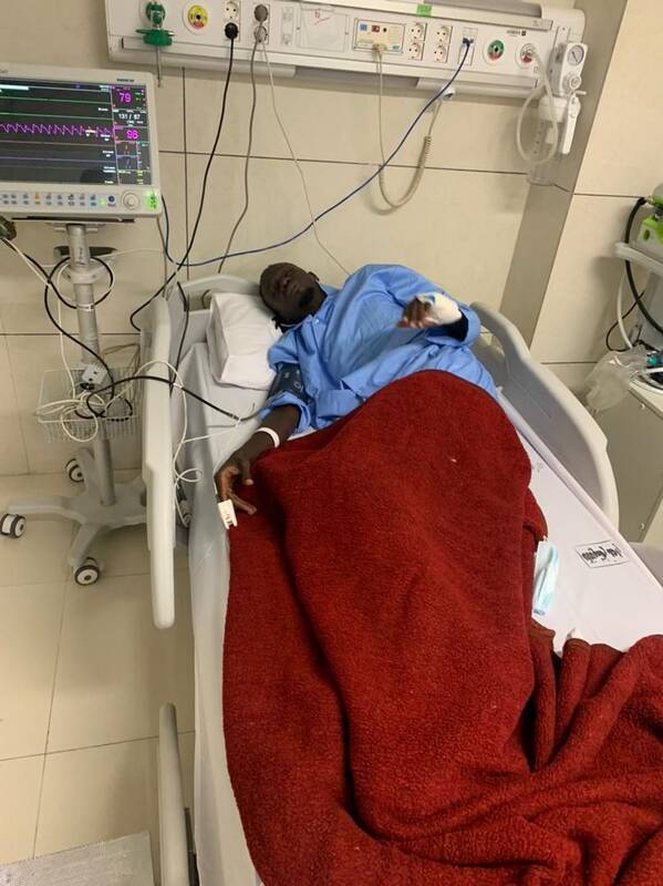 مهاجم خارجی پیکان در بیمارستان بستری شد +عکس