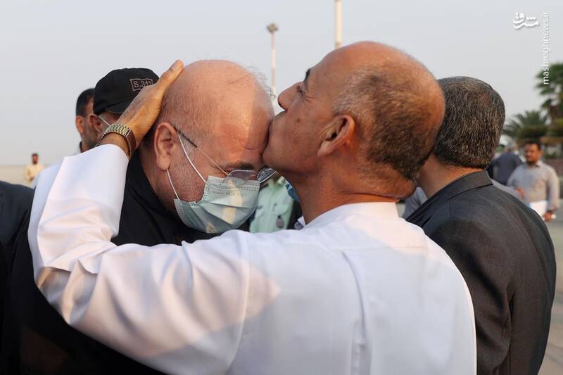 عکس/ قالیباف وارد عسلویه شد