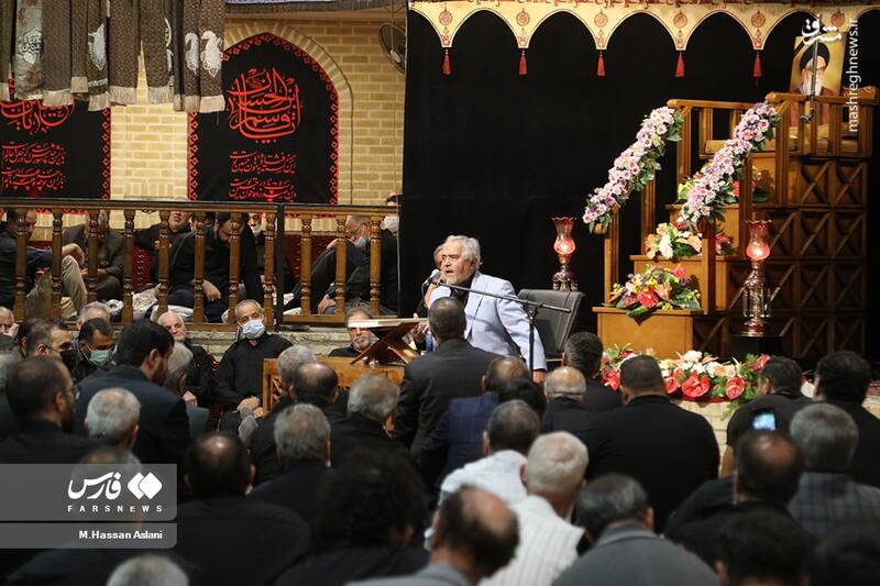 عکس/ حضور چهرهها در مراسم ترحیم آیتالله مصطفوی