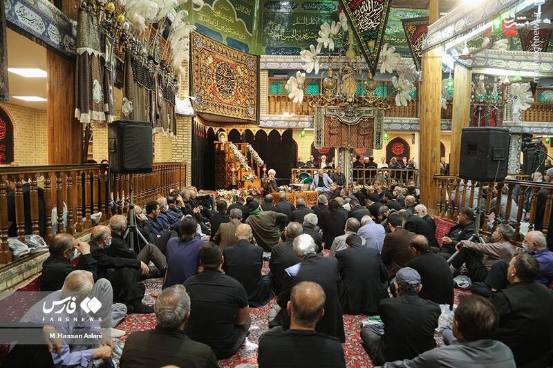 عکس/ حضور چهرهها در مراسم ترحیم آیتالله مصطفوی