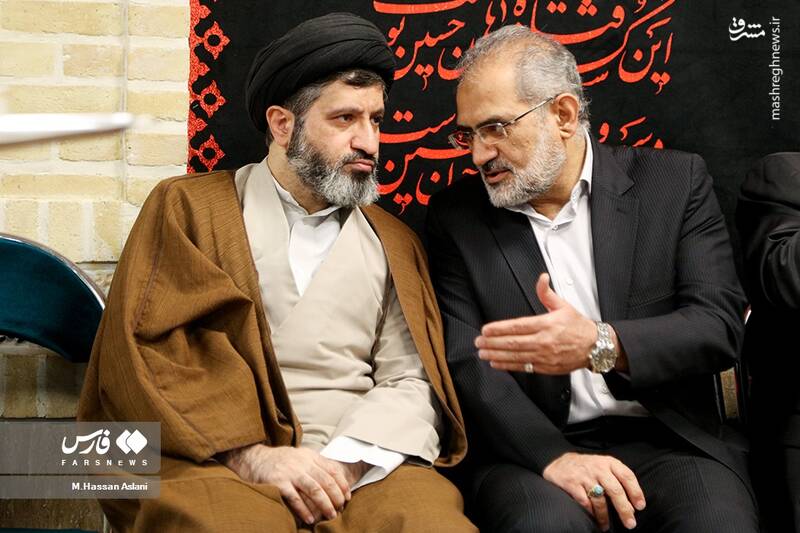 عکس/ حضور چهرهها در مراسم ترحیم آیتالله مصطفوی