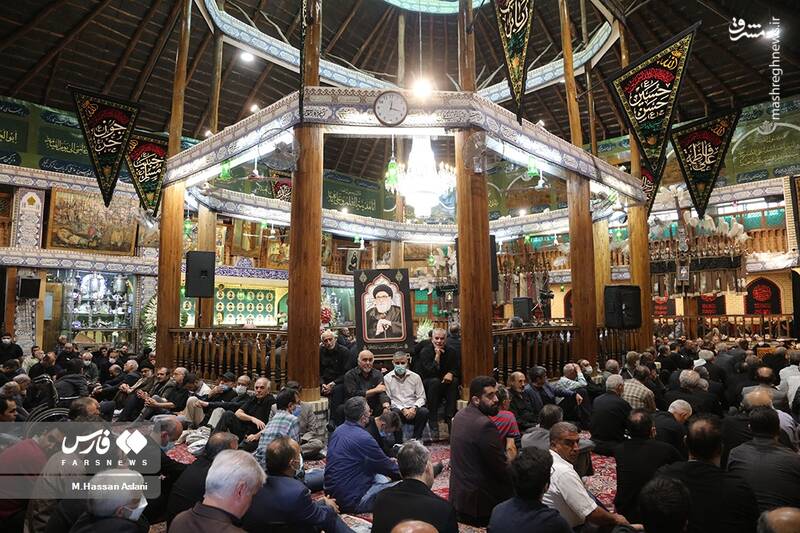 عکس/ حضور چهرهها در مراسم ترحیم آیتالله مصطفوی